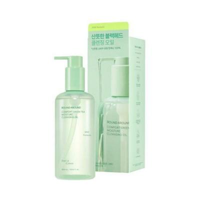 Round Around Comfort Увлажняющее очищающее масло с зеленым чаем 300 мл