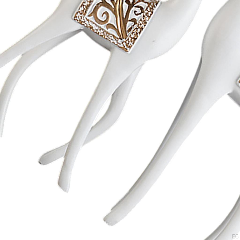 2 шт. Скульптуры оленей, декоративные фигурки, современные креативные статуи животных, настольные украшения для