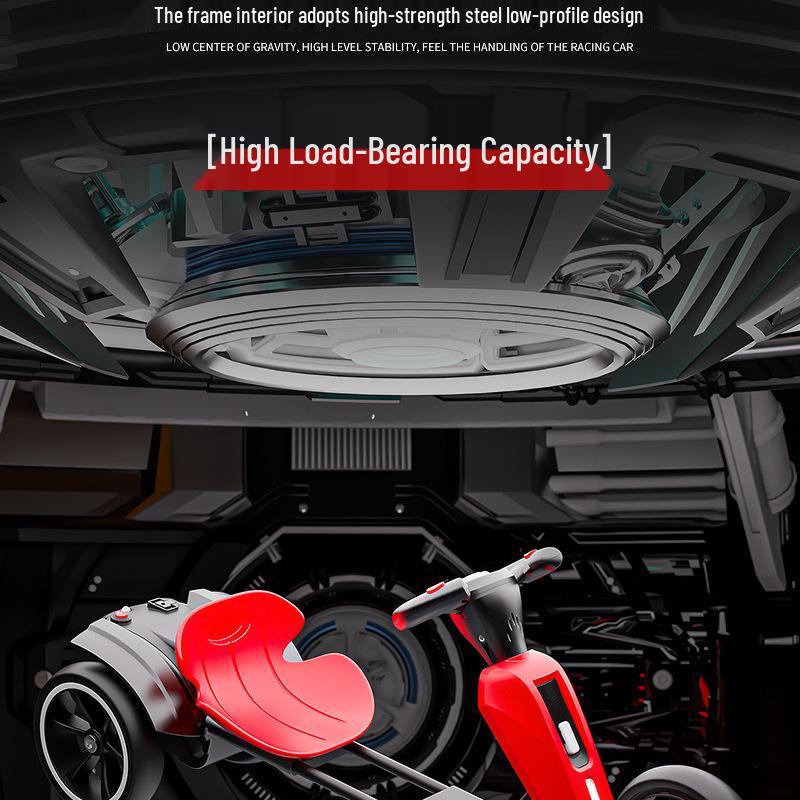 Складной детский электрический картинг - Машинка на радиоуправлении для мальчиков и девочек