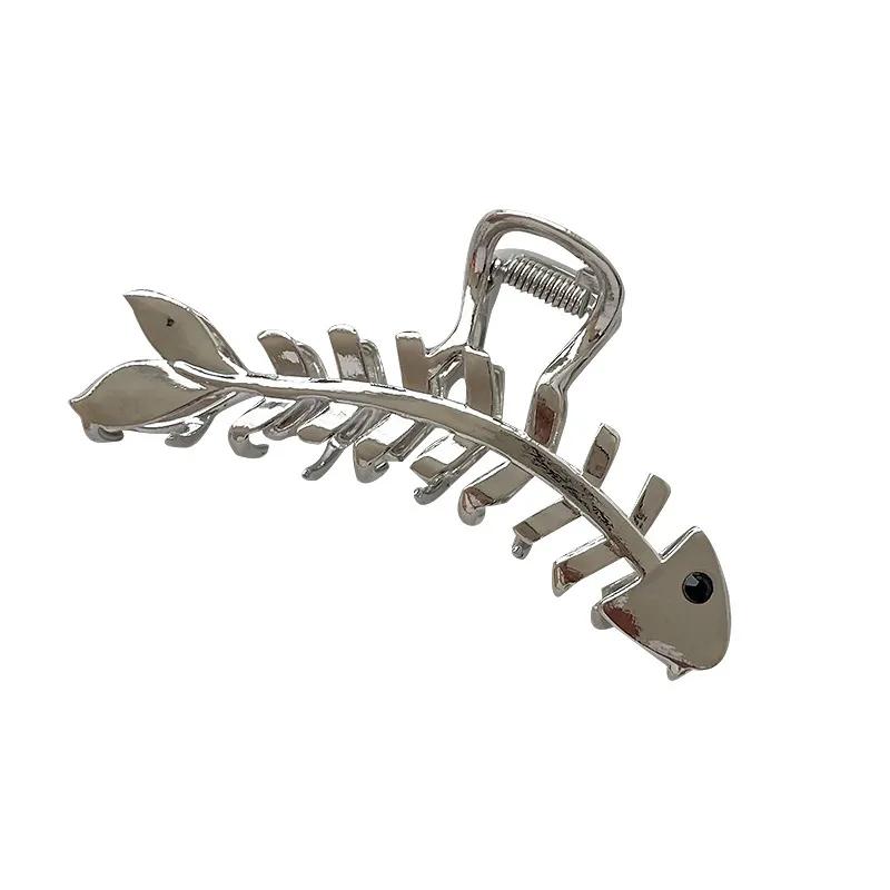 Леди Шарм Большой Коготь Рыба Шпильки Заколки Женщины Заколки Для Волос Аксессуары Для Волос