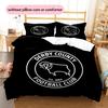 Derby County F.C Pattern Bedding Quilt Set  Home Decoration  Gift (1 * duvet cover + 2 * pillowcase  without core)