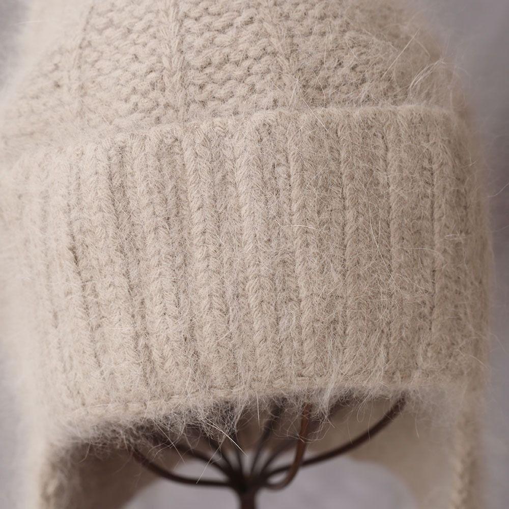 Korean Style Knitted Hat Solid Color Lei Feng Cap Cute Ear Cap Winter