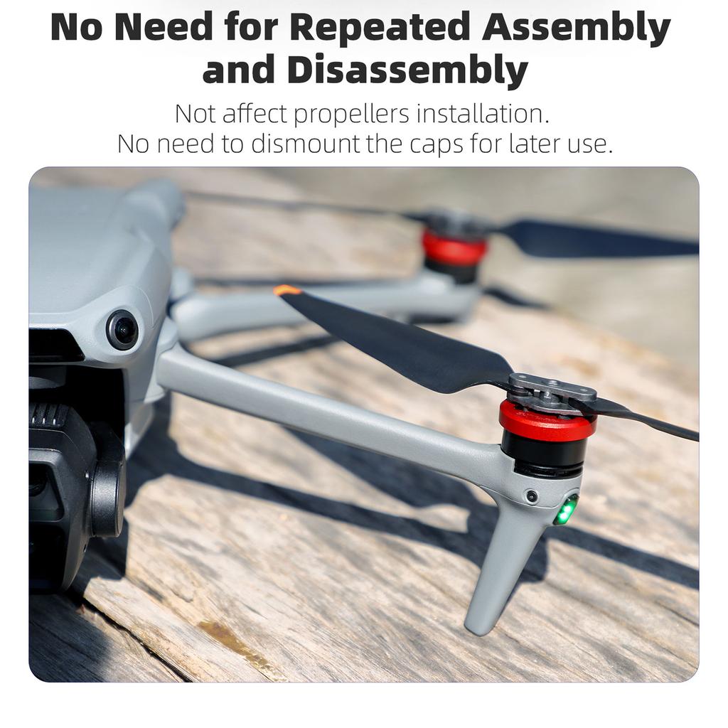 4Pcs Dust Prevention Anticollision Propellers Protections Safe Case for Air 3S/3/MAVIC3 Motor Protective Cover