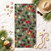 Marry Christmas  Soft Beach Towel Stylish Beach Pool Towel for Summer Seaside Vacation Travel