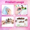 1set PVC Wall Stickers Wall Decoration Horse 300x700~960mm 1pc/style
