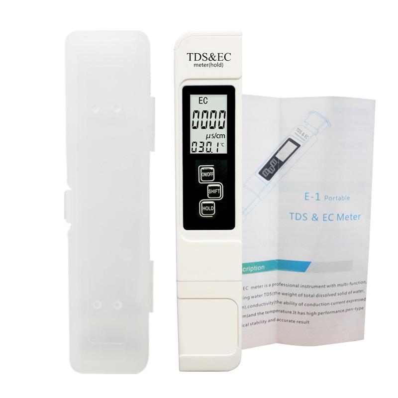 Portable Tds&Ec Meter Water Quality Display Temperature Test Pen For Household Use
