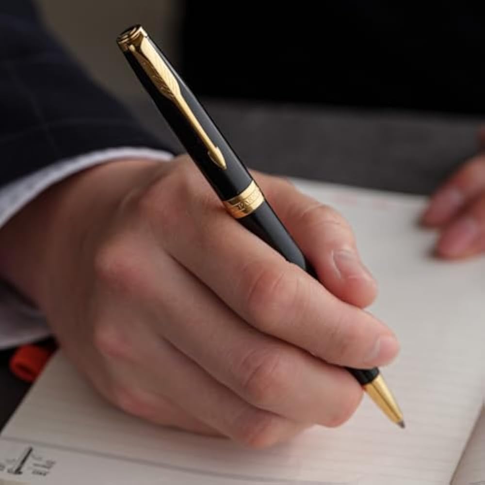 PARKER Ручка шариковая Parker Масляные чернила Sonnet Стойка Черный GT 1950784 Обычный Импортный