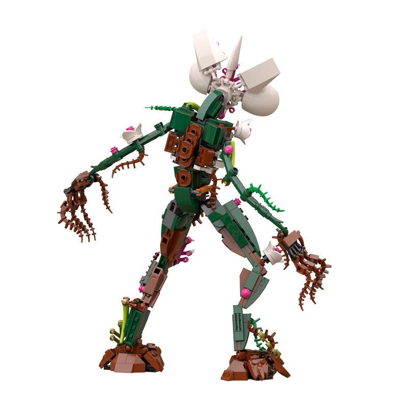 Конструктор Moc Фильм Странные Хрумкающие Орхидеи Монстры 419 Деталей Строительные Блоки Игрушки Для Детей Образовательная Игрушка Украшения