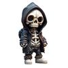 Cool Skeleton Figurine Collectible Halloween Decoration for Home Office Decor