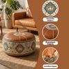 PU Leather Ottoman Pouf Foldable Storage Ottoman New Floor Seat Cushion  Multipurpose Storage