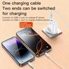 TOOCKI TCT67-34B1 67W Fast Charger Digital Display USB-A USB-C Port Power Supply with Retractable