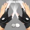 LED Flashlight Gloves, Luminous Running Gloves Waterproof Cycling Camping Hiking Rescue Glove Lamp Lighting Gloves for Men Gift