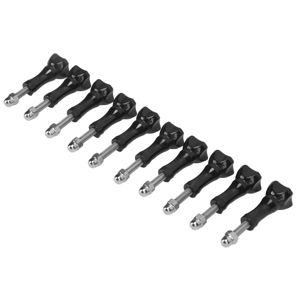 10pcs set Tripod Mount Adapter Knob Long Thumb Screws with Nut for GoPro Accessories