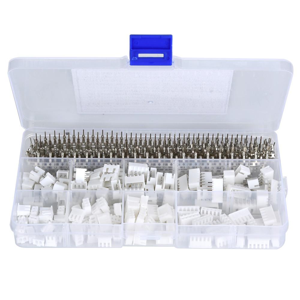 560PCS Male Female Shrouded Header 2.54mm Pitch Crimp Terminal Kit Replacement Kits