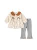 Spring & Autumn Style Infant & Toddler Long-Sleeve Pants Set: Fashionable Print, Two-Piece Outfit for Girls Aged 0-6 Years