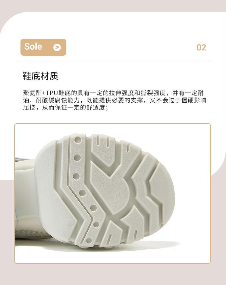 [Silver Core Rhythm] 26 Spring/Summer New Sheepskin Cushion Thick Bottom Mesh Retro Casual Sneakers for Dad and Women