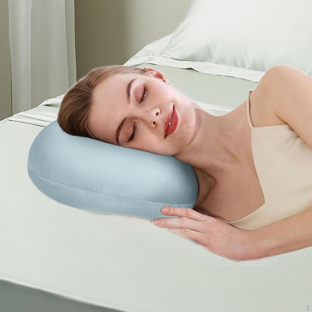 Подушка для пирсинга уха для спящих на боку, поддержка головы и шеи, дышащая, для ношения наушников и серег