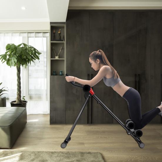 Abdominal Roller Ab Workout Equipment Adjustable Ab Machine Full Body Workout for Home Gym Strength Training Exercise Equipment