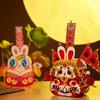 Cartoon Mid-Autumn Festival Lantern Handmade Lantern DIY Material Package Rabbit Lantern  Women