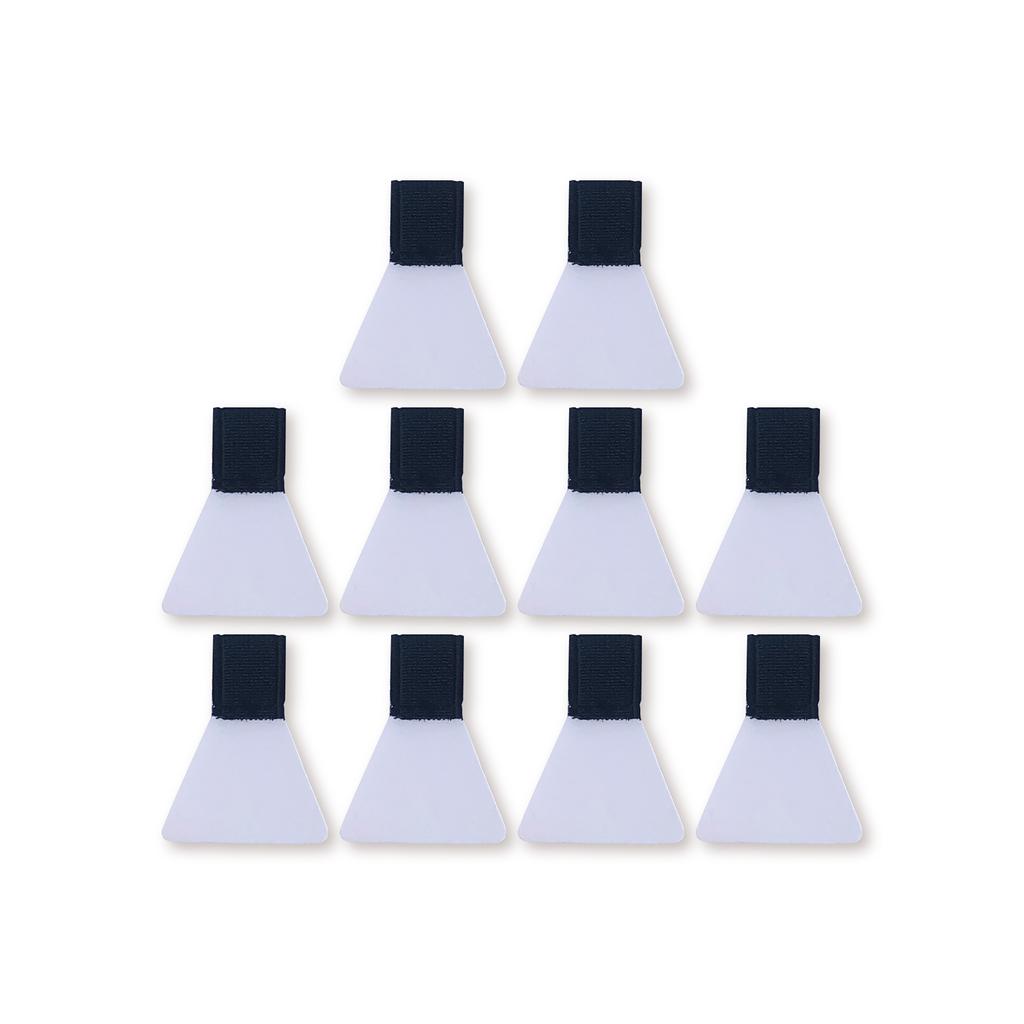 10 шт. эластичных держателей для ручек с самоклеящейся ПУ-кожей, зажим для карандашей для блокнотов, журналов, планировщиков