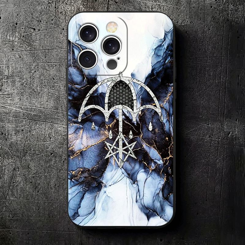B-Приносит Мне Г-Горизонты Мягкий Чехол для Телефона для iPhone 16 16E 17 Air 15 Pro Max 14 Plus 13 Mini 11 12 7 Черная Крышка Задняя Панель