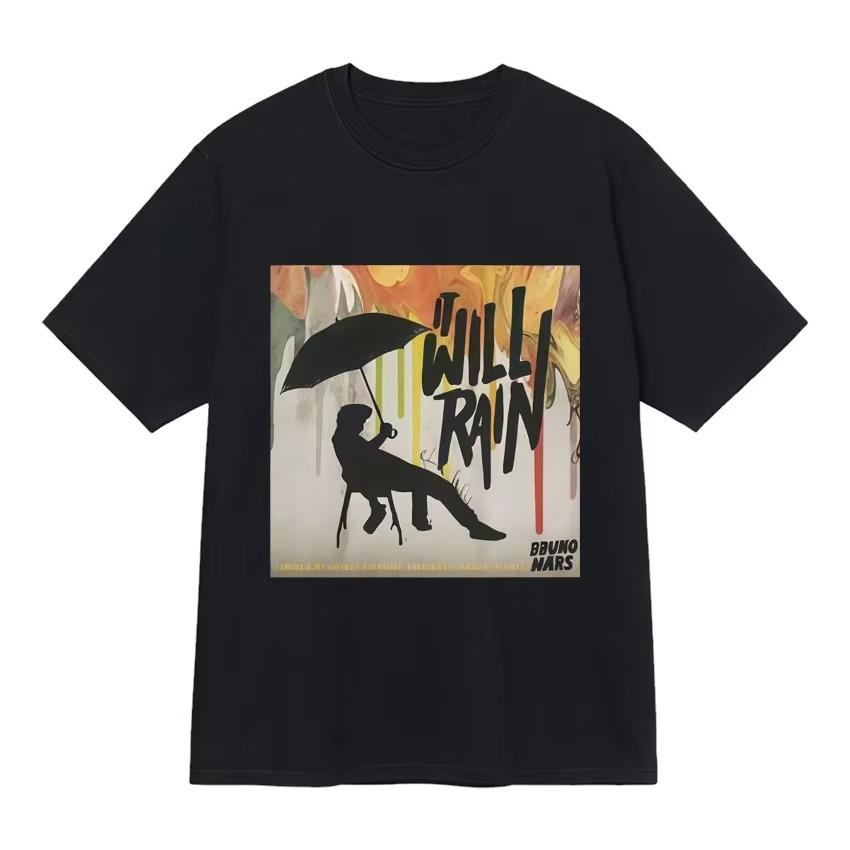 Singer Bruno Mars 24k Magic World Tour Fashion Graphics T Shirts Mens Aesthetic Hip Hop Tshirt Casual Summer Streetwear Unisex