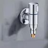 G1/2 Stainless Steel Water Tap Automatic Water Stop Valve Small Space Faucet  Flushing System