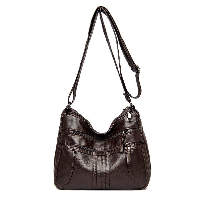 Женская сумка через плечо Модная и универсальная многослойная женская сумка через плечо для мам среднего возраста