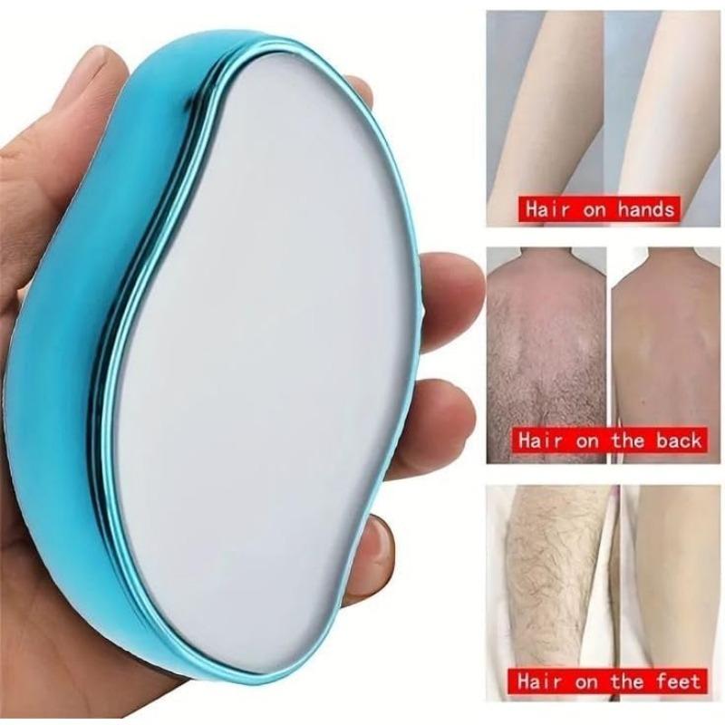 Crystal Hair Eraser — безболезненное удаление волос для женщин и мужчин, рук, ног и спины, портативный мягкий пилинг, многоразовый и моющийся