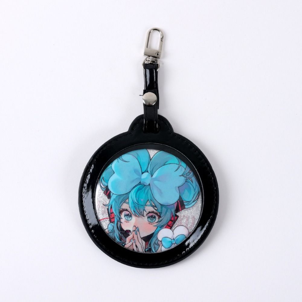 Badge Display Badge Storage Bag PU Single Badge Itabag Creative Transparent Round Bag Gift