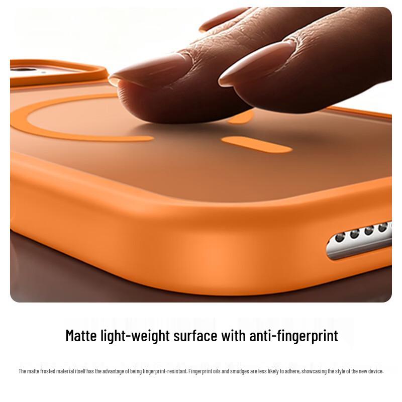 Матовая текстурная чехол-скин NEYAA Magsafe для iPhone 17 Pro/Pro Max