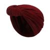 Silver Wire Cow Horn Toe Cap Autumn Winter Knot Fashion Headscarf Hat Women's Hats