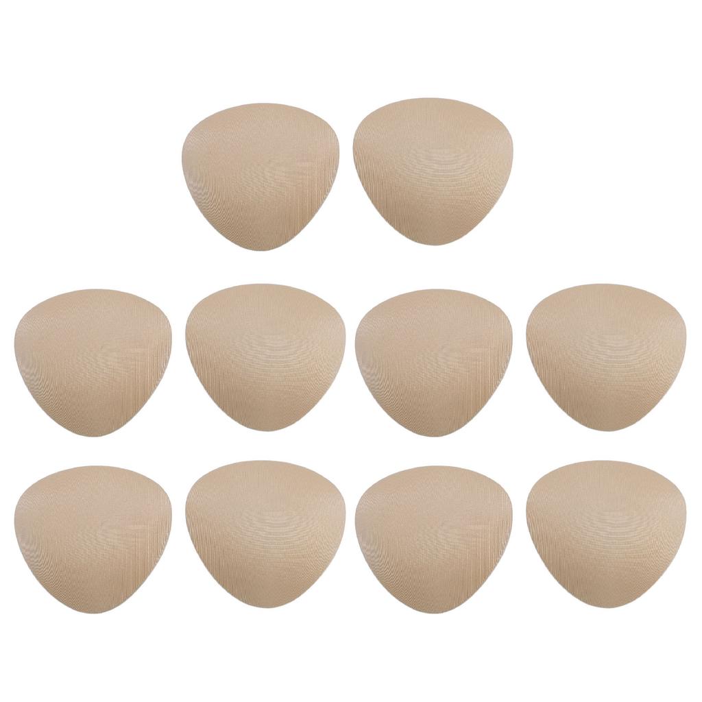 5 пар вставок для бюстгальтера для купальника, треугольные толстые удобные дышащие вставки для бикини