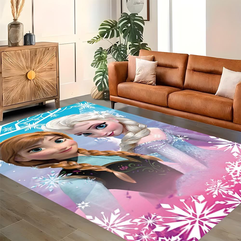 Frozen Adventure rug for Living Room, Bedroom, Study Room, Hallway Decoration, Perfect for Home Decoration or Holiday Gifts