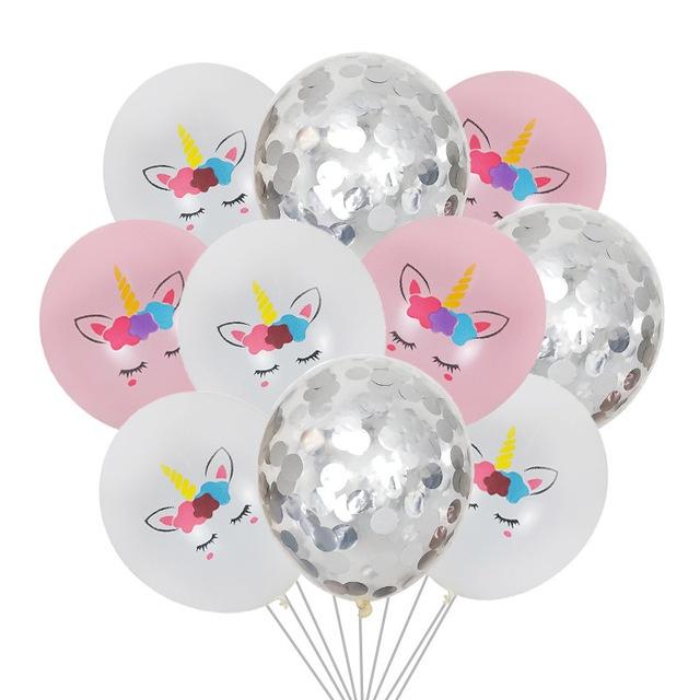 10 шт/30 шт детские единороги конфетти шары мультфильм латексный шар для С Днем Рождения Baby Shower MIT