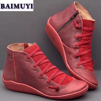 Мода Новые туфли на плоской подошве женские ботильоны кожаные спортивные туфли зима 2025 тренд дизайнерская мода челси зимние ботинки кроссовки ретро Botas Mujer