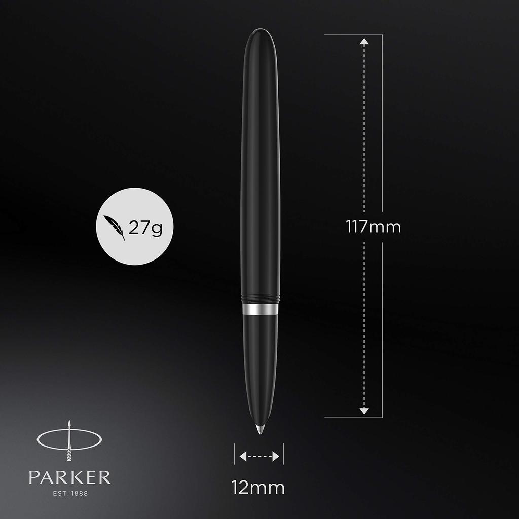 Parker Паркер Паркер 51 Перьевая ручка F Черный CT с конвертером 2123494