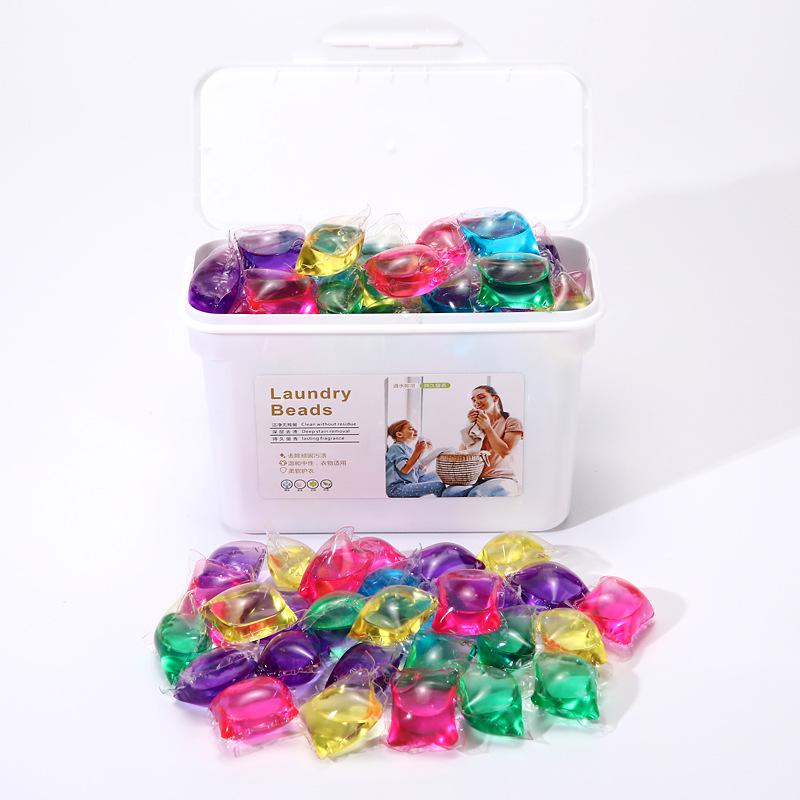 Трехкамерные капсулы для стирки «пять в одном»: Стойкий аромат, удаление пятен, смягчающие концентрированные капсулы для стирки