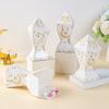 4pcs Ramadan Gift Box Lantern Shape Candy Box Eid Mubarak Decoration 2024 Candy Packing Pouch Islamic Muslim Party Decor Supplie
