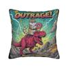 Decorative Pillow Cover This Is An Outrage Princess Donut Cat  Merch Home  Pillow Case Cover Zipper Multi Size