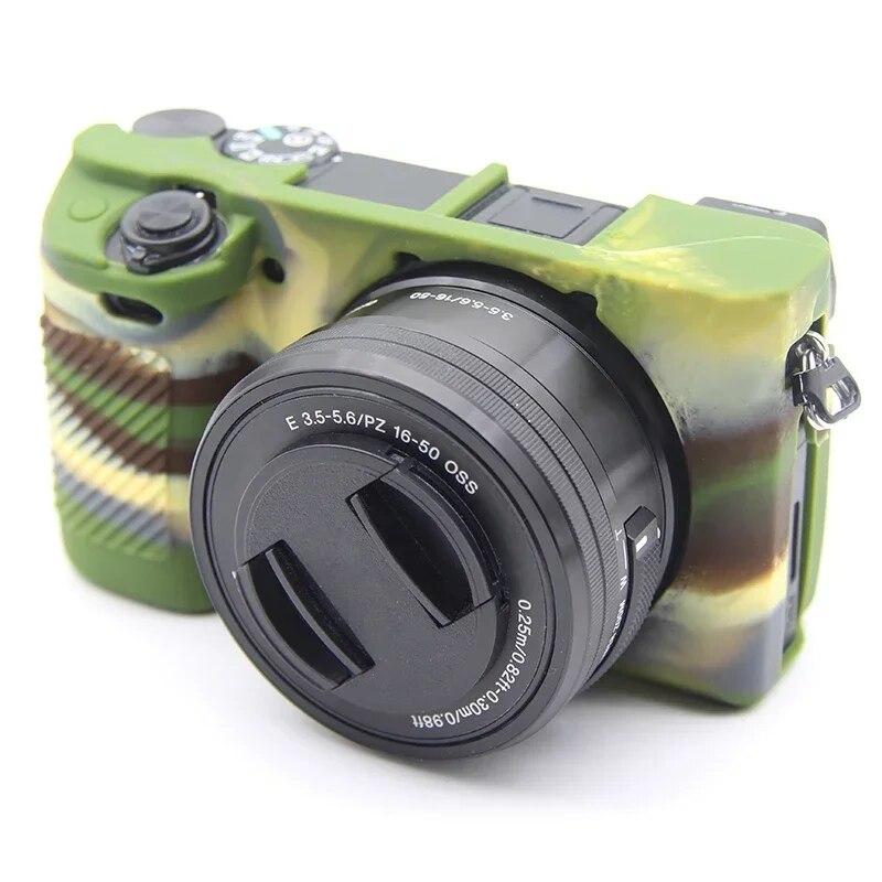 Чехол для Sony Alpha A5100 A5000 A6000 A6100 A6300 A6400, мягкий силиконовый резиновый чехол для камеры, сумка для защиты кожи, защитный корпус