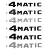 3D ABS 4MATIC Letters Badge Rear Trunk Emblem Sticker for C E S W246 W204 W205 W210 W211 W212 W213