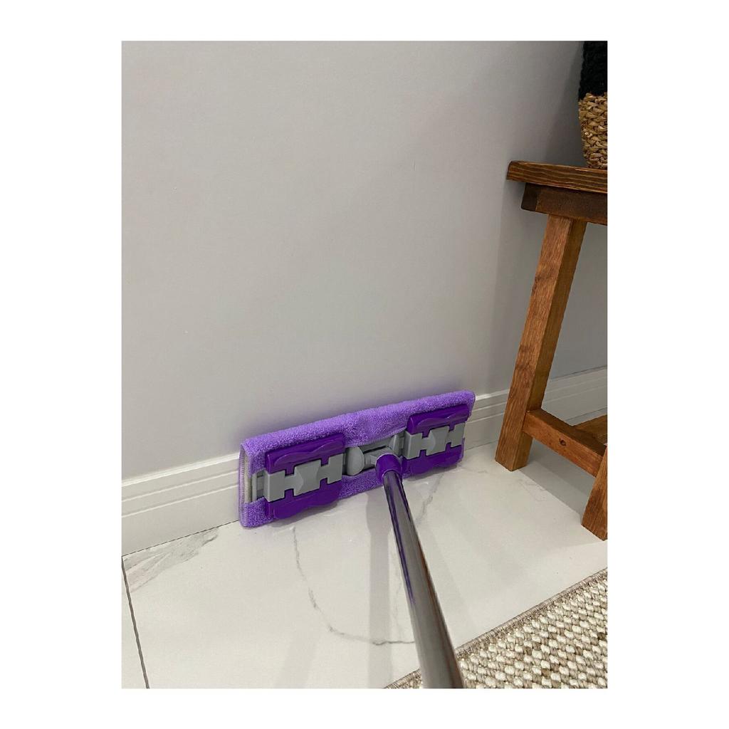 (с 1 запасной салфеткой в подарок) Швабра для пола, плитка, настенная поверхность, чистка, микрофибровая швабра с защелкой