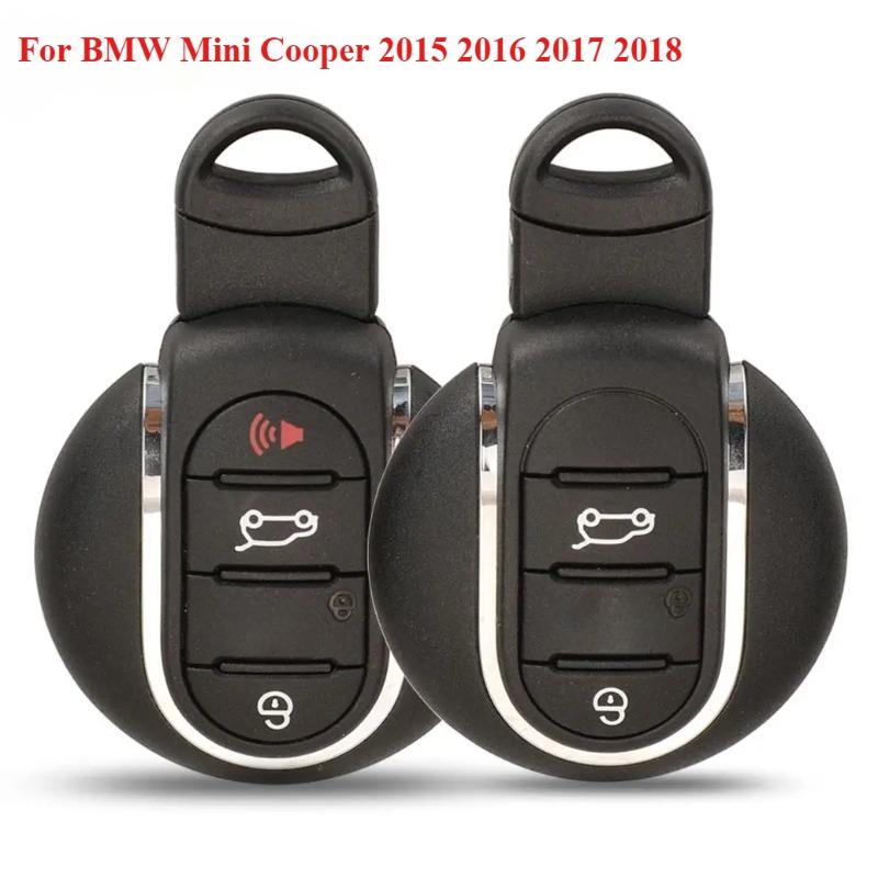 3/4 кнопки смарт-пульт дистанционного управления автомобильным ключом чехол для брелока для BMW Mini Cooper 2015 2016 2017 2018 с аварийным лезвием ключа