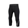 Штаны для фитнеса с принтом логотипа Li Ning Letter Slim Fit Seven-Point, мужские, черные, YUQT009-2