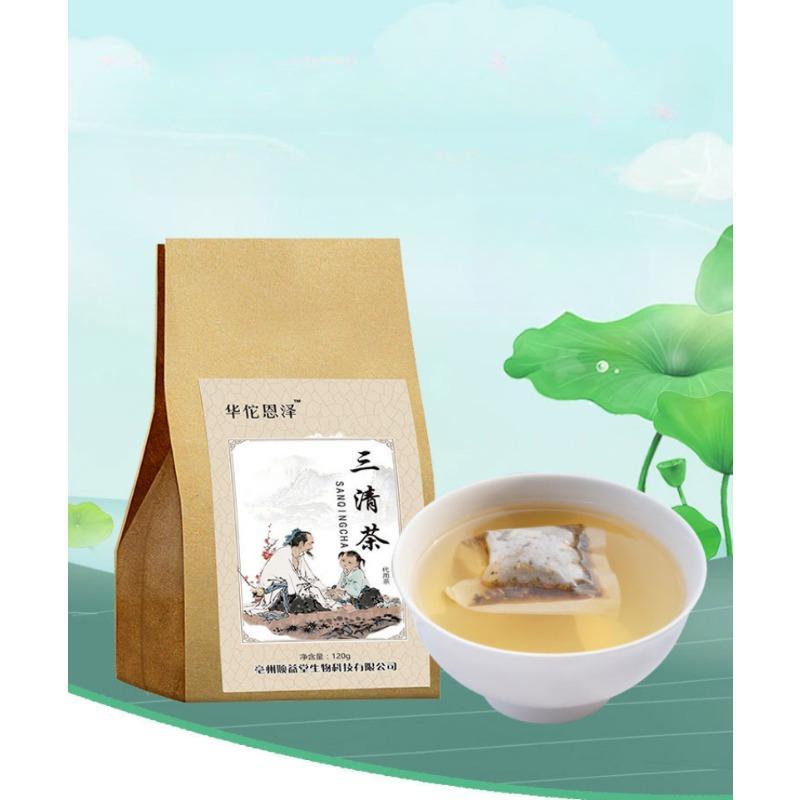 Травяной чай Сан Цин 120 г. Мятный прозрачный чай для полости рта, пакетик для здоровья, настойка