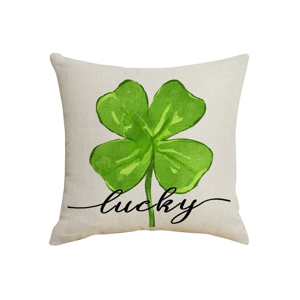 45x45см Украшения на День Святого Патрика для дома Наволочка Клевер Наволочка Святого Патрика Ирландская вечеринка Декоративная наволочка