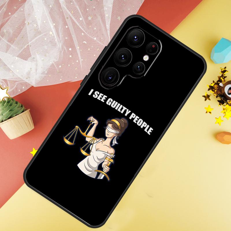 Чехол для телефона Закон Адвокат Судья Правосудие Для Samsung Galaxy S25 S26 Ultra S21 S20 S22 S23 Ultra S10 Plus S24 FE Чехол Coque