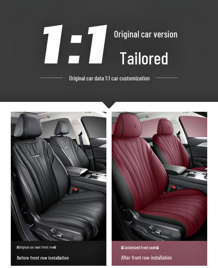 Hongqi H5 Perforated Leather Car Seat Cushion - Universal, Four Seasons, New Model