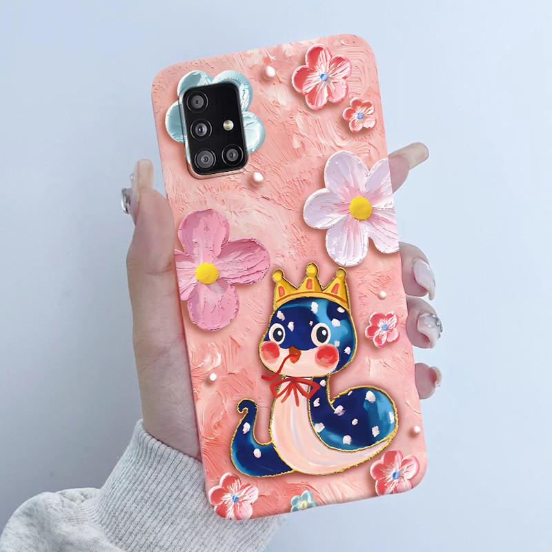 Чехол для телефона Samsung Galaxy A51 A71 5G Девочка с бабочкой Мягкий силикон ТПУ Задняя крышка SM-A516B A516N A516V A716V A716U Чехлы